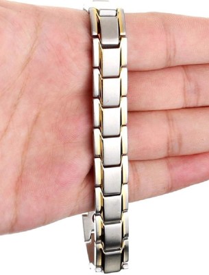 TASHKURST Stainless Steel Beads Titanium Bracelet
