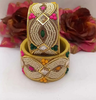 Rajwadi Plastic Pearl Bracelet Set(Pack of 2)