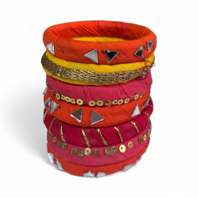 Enke Fabric Bangle Set