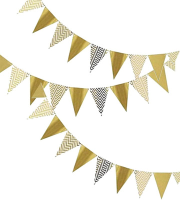 PopTheParty Bunting Flag Banner Banner(9.84 ft, Pack of 1)