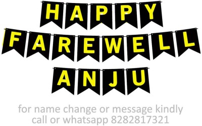 Midas Kraft Happy Farewell Anju M Banner 0J. Banner(10 ft, Pack of 1)