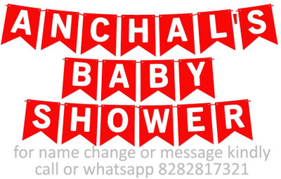 Midas Craft Baby Shower of Anchal M Banner 06. Banner(10 ft, Pack of 1)
