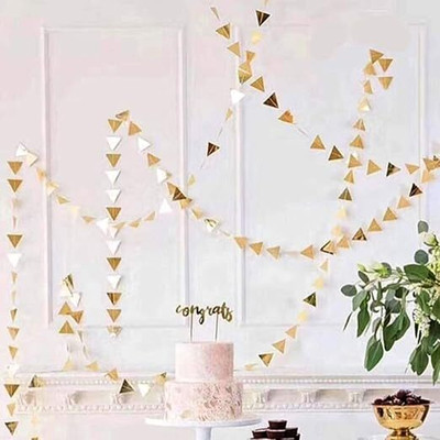 PopTheParty Bunting Flag Banner Triangle Hanging Banner(5 ft, Pack of 1)