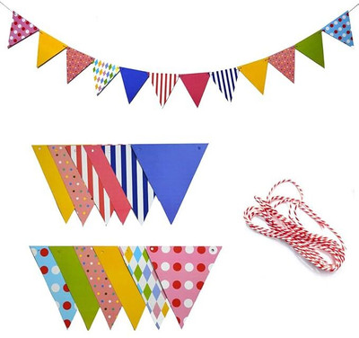 PopTheParty Bunting Flag Banner Banner(9.84 ft, Pack of 1)