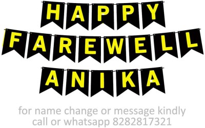 Midas Kraft Happy Farewell Anika M Banner 0J. Banner(10 ft, Pack of 1)