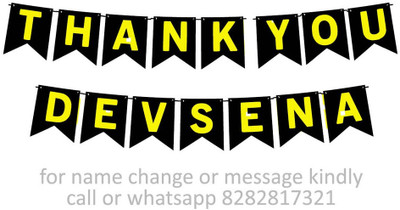 Midas Craft Thank You Devsena M Banner 04. Banner(10 ft, Pack of 1)