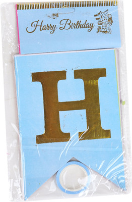 Quickoo Happy Birthday - Pink Banner(3 ft, Pack of 1)