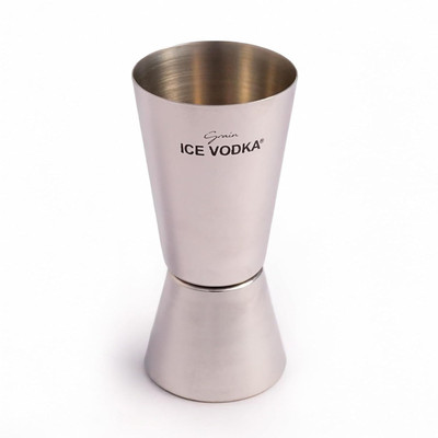 Grain ICE Double Sided Peg Measure Jigger | Vodka Cocktail Measuring cup 30 & 60ml 1 - Piece Bar Set(Stainless Steel)