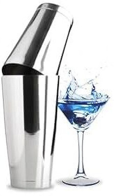 Bablouie Cocktail Shaker 450ml/900ml | Cocktail Mixing Boston Shaker | Tin Bartender Tool 2 - Piece Bar Set(Stainless Steel)