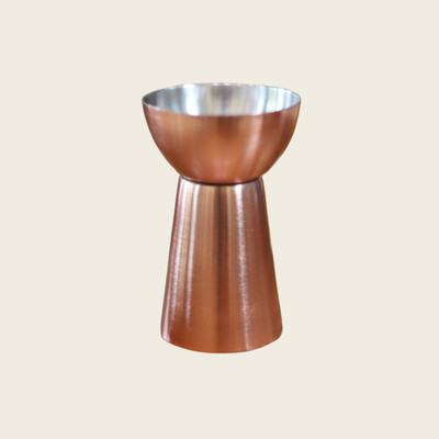 THE EMPTY SPACES THE EMPTY SPACE Peg Measurer, Drink Measuring Bar Tool,Cocktail Jigger:Copper 1 - Piece Bar Set(Stainless Steel)