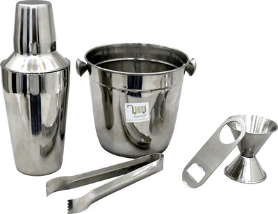 Dynore Set of Beginner's 5 - Piece Bar Set(Stainless Steel)