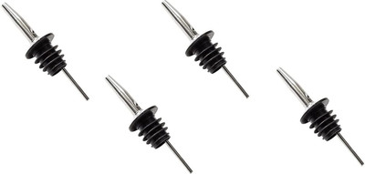 Fableart Set of 4 Pourers 4 - Piece Bar Set(Stainless Steel)