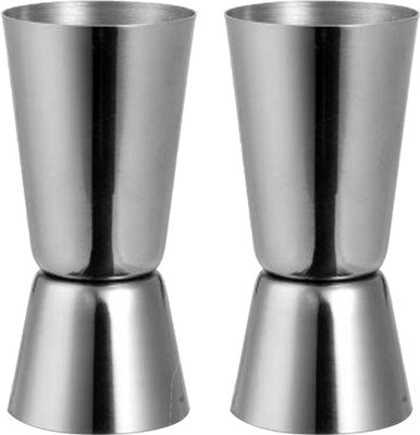 OC9 Stainless Steel Double Sided Peg Measure 30ml / 60ml 2 - Piece Bar Set(Stainless Steel)