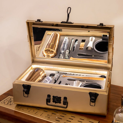 HAUS OF BARS HAUS OF BARS by SpeedX - Your Portable Personal Bar in a Box On-the-Go! 1 - Piece Bar Set(Steel)