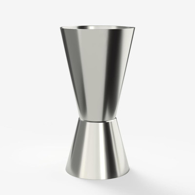 mshine Peg Maker Cup, 30ml/60ml Double Sided Peg Measuring Glass, Stainless Jigger Cup 1 - Piece Bar Set(Stainless Steel)