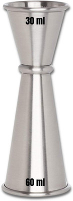 Bablouie Double Sided Peg Measures, 30/60ml Cocktail Measure | Shot Glass Peg Measure Bar Set(Stainless Steel)