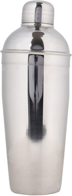 Quickoo Cocktail Shaker with Lid Bar Set(Stainless Steel)