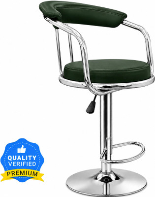 neo chair Classic Green Revolving | Kitchen | Café | Stores | Leatherette Metal Bar Stool(Finish Color - Green, DIY(Do-It-Yourself))