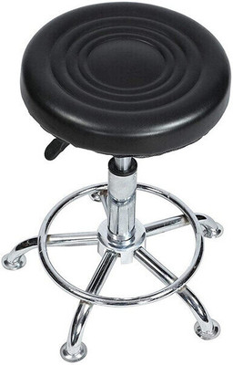 Trends Furnishers Premium Quality Adjustable Metal Bar Stool Leather Bar Stool(Finish Color - Black, DIY(Do-It-Yourself))