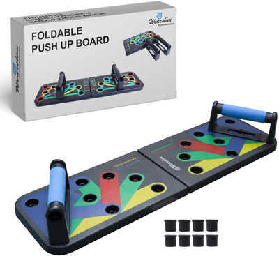 Wearslim Multifunction Rack Comprehensive Fitness Exercise Workout 10 in 1 Stands Push-up Bar(Multicolor)
