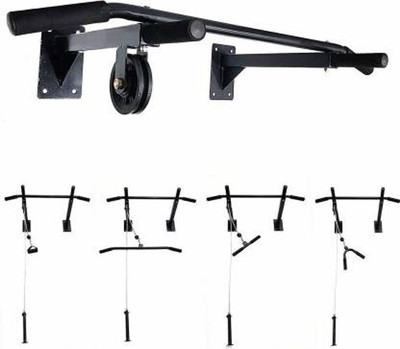 DreamFit Dynamic Wall Mounting Chin up Bar Combo Chin-up Bar Chin-up Bar(Black)