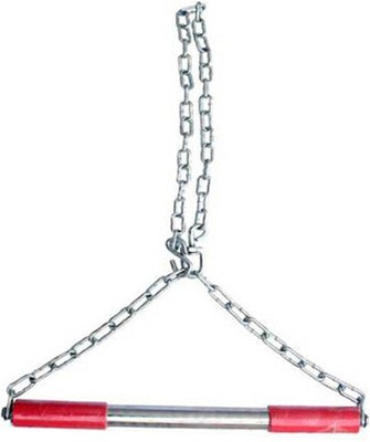 Etahmart FITNESS Height Increasing Hanging Chain (Chain Length 5ft.) Chin-up Bar Weight Lifting Bar(Silver)