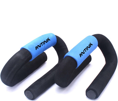 Etahmart Portable S-SHAPE pushup stand dip bar non-slip proof for home gym Weight Lifting Bar(Black, Blue)