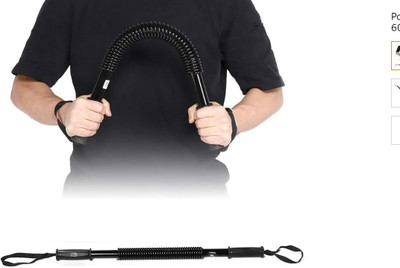 mahesh Power Twister Bar 20kg Upper Body Exercise for Bicep Arm Strengthening/GHT55 Multi-training Bar(Black)