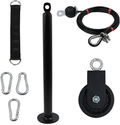 YMD 2M Exercise Rope Bar Chest Attachments Home Gym Exercise Pulley System Equipment Multi-training Bar