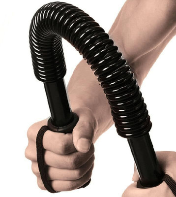 LIVOX Power Twister Bar For Upper Body Exercise for Chest, Shoulder, Forearm, Bicep Multi-training Bar(Black)