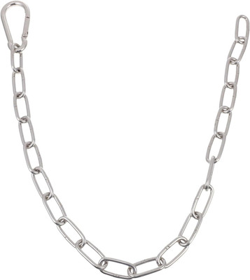 YMD Gym Cable Attachment Pull Down Chain Accessory Pull Down Fitness Extension Chain Multi-training Bar(Silver)