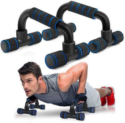 LIVOX Push Up Bars Gym Exercise Equipment Fitness, Handles & Cushion Foam Grip-1 Pair Push-up Bar