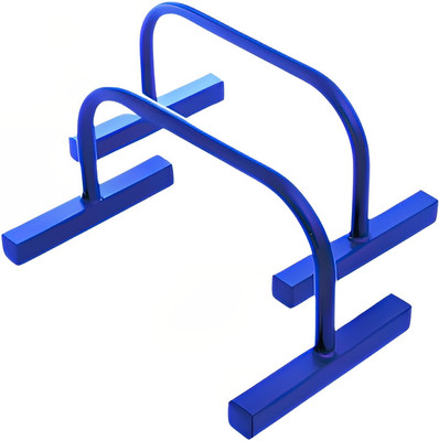 ks creations Heavy duty mild steel round push-up bar in Blue Push-up Bar(Blue)
