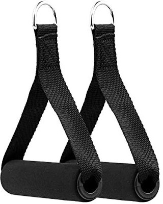 Dinetic ® A.B.S SPORTS Nylon Webbing for Cable Machines& Resistance Tube,Nylon D Handle Multi-training Bar