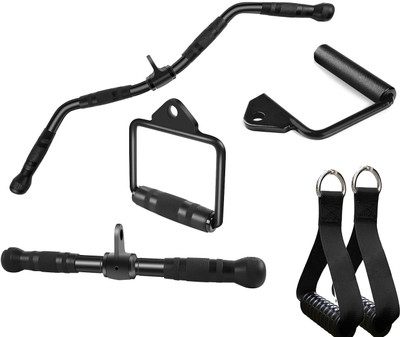 YMD Cable Machine Accessories Set - LAT Bar Cable Machine Attachment Multi-training Bar