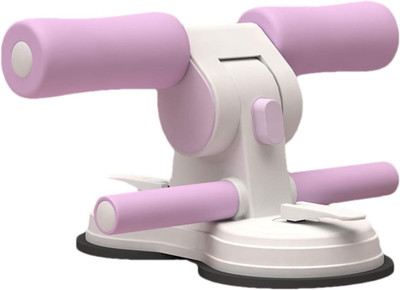 GHANU Double Suction Sit Up Bar, Adjustable Anti-Slip Sit Up Assistant, Floor Sit Up Sit-up Bar(Pink)