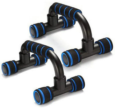 HOC Push Up Bars Stand with Foam Grip Handle Push-up Bar(Blue)