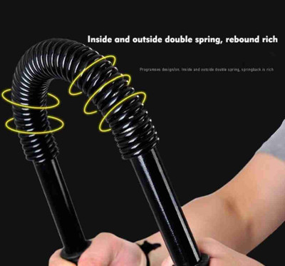 VUVAIL Power Twister Upper Body Exercise for Chest,Arm Strengthening Multi-training Bar Uneven Bar(Black)