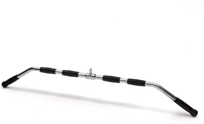 FW Sports Luxery High Pully Lat Pull Down Wide Grip 48inch With Safety Lock Multi-training Bar(Silver, Black)