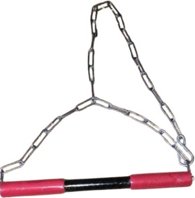 BOLDHIGH Chin-up Bar Rod 4 Feet/ Rod with Thick Chain/Height Increaser Rod Chin-up Bar(Red)