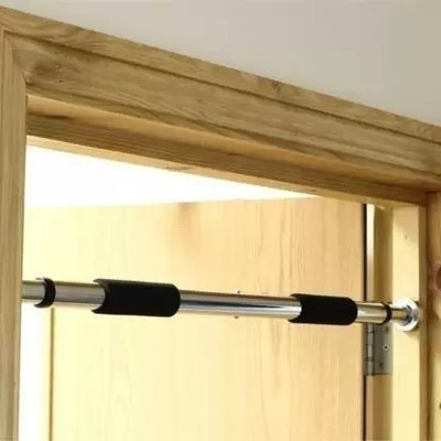 HHS SPORTS Height increase Adjustable Steel Door Bar Rod Multipurpose Hanging Pull-up Bar F Multi-training Bar(Multicolor)