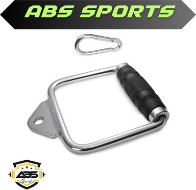 ABSSports Single D Row Handle-Non-Slip Handle Cable Attachment for Weight Workout for Gym. Multi-training Bar