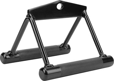 Black Mountain Rowing Handle - Cable Machine Attachments V Sharp Handle Multi-training Bar(Black)