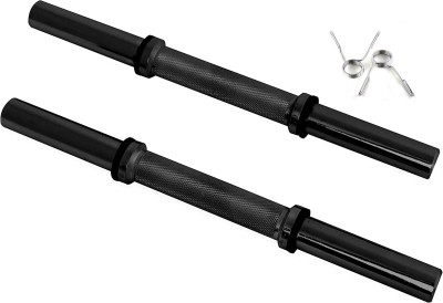 LCARNO Dumbbell Rod 25 mm 12 INCHES Heavy Solid Powder Coating Dumbbell Rod Weight Lifting Bar