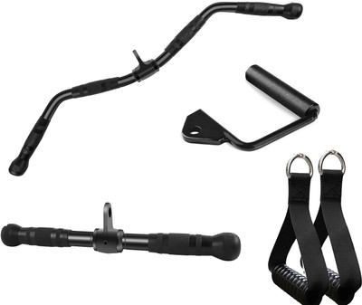 YMD Cable Machine Accessories for Home Gym, Triceps Pull Down Attachment Multi-training Bar