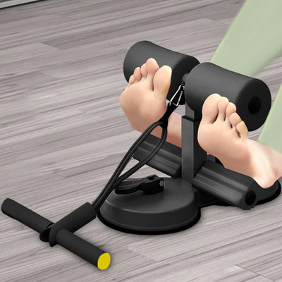 Shopeleven Sit-ups and Push-ups Assistant Device For Gym Workout with toning tube Sit-up Bar(Black)