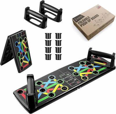 Mr Rabby Foalding push up board pack of 1 Push-up Bar(Black)