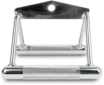 ABSSports Multi Gym Double Seated Row V Handle for Cable Attachment Multi-training Bar(Silver)