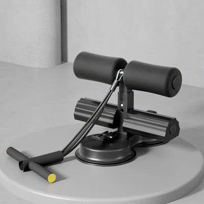 Shopeleven Sit-Up Bar With Foam Handle and Rubber Suction with toning tube Sit-up Bar(Black)