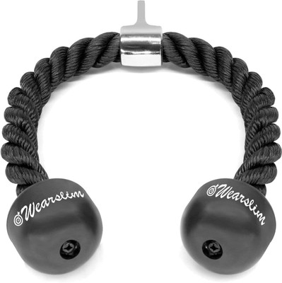 Wearslim Rope Pull Down Triceps Bar(Black)